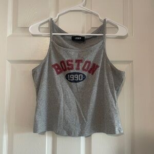 Cider Gray Boston 1990 Crop Top